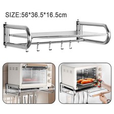 Heavy Duty Microwave Oven Stand Rack Holder Wall Mounted Shelf Kitchen Organizer