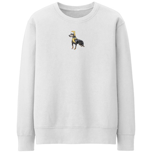 Cute doberman sweatshirt - doberman,