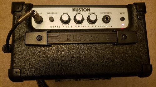 Kustom kga10 guitar amplifier - guitar,