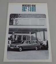 Brochure Mercedes-Benz W114/8