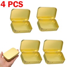 4PCS Cigarette Tobacco Tin