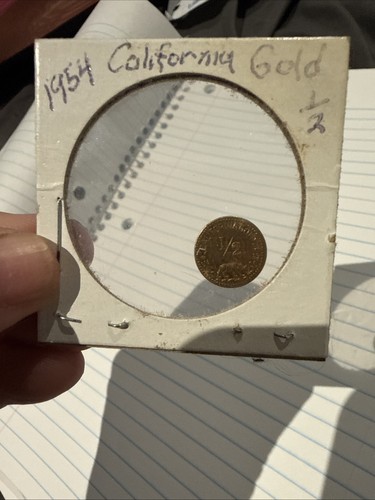 California gold token - gold,