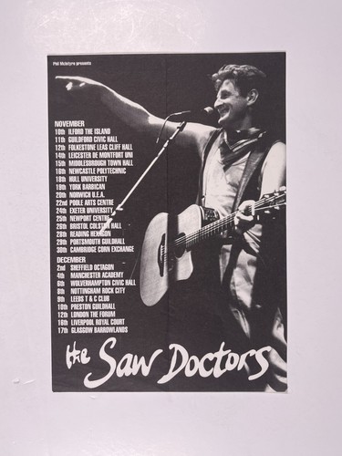 The saw doctors flyer original - flyer,