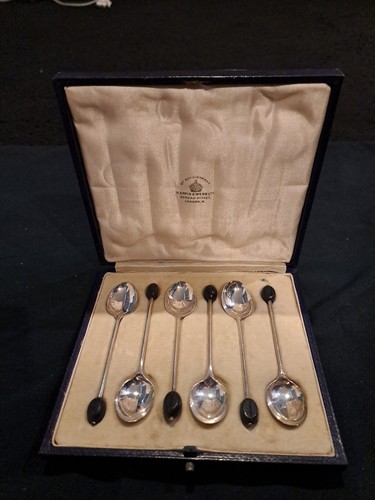 Six mappin and webb silver - six,