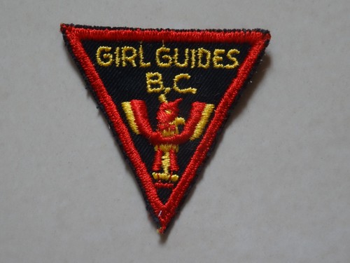 Girl guides badge - girl, b.c.