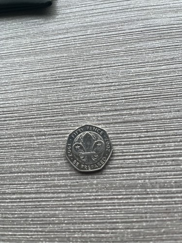 Fifty pence coin - 2007, 100th