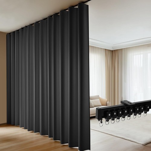Room divider blackout curtains - blackout,