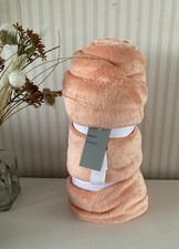 NEW NEXT Peach Plush Fleece