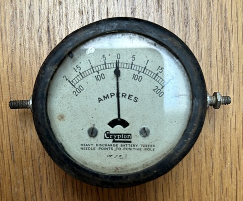 Ammeter vintage crypton - ammeter,