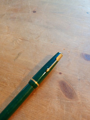 Parker duofold slimfold green - parker,