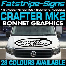 to fit VW CRAFTER GRUMPY OLD GIT INSIDE BONNET STICKERS GRAPHICS CAMPER VAN