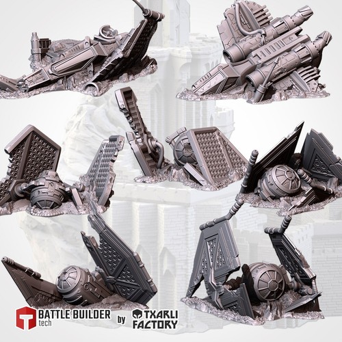 Crashed space ships terrain - crashed,