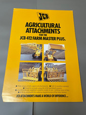 JCB 412 Agricultural Attachments Brochure