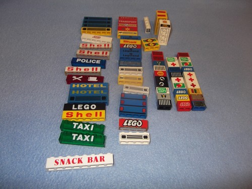 Lot vintage lego printed - lego,