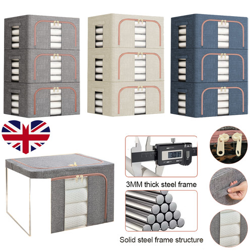 3pcs foldable storage boxes - foldable,