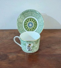 Wedgwood Millennium Green Cup and Saucer. 