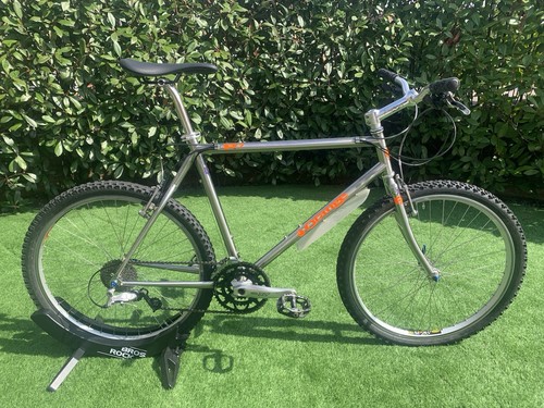 Orange mountain bike - orange,