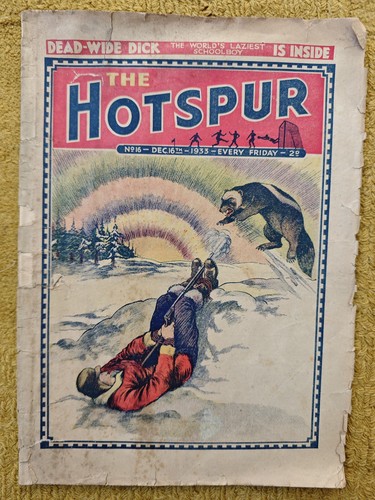 Hotspur comic december - comic,