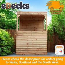 The Grange Timber Garden Bar - Pressure Treated Outdoor Drinks Bar