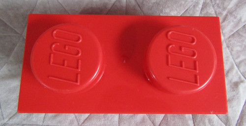 Lego storage brick stud red - brick,