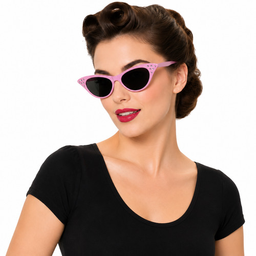 Pink glasses ladies - pink,