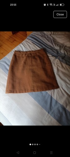 Camel wool mix skirt size - mix,