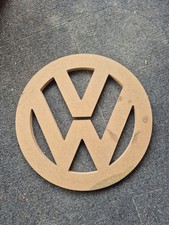 MDF 350mm Diameter VW Sign