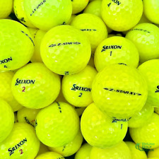 Srixon Z-Star/XV Golf Balls (Yellow) - 12 Mint/Grade A Best Lake Balls FREE P&P