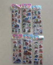 6 Sheets Children Cartoon Stickers 3D Cute Reward Kids Craft Party Bag Decor UK