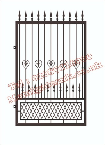 Bespoke gate double entrance - bespoke,