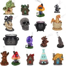 Incense cone burner wolf