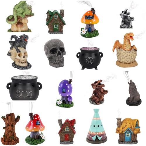 Incense cone burner - , wolf