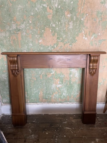 Wooden mantelpiece - wooden,