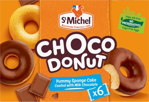 Choco donut sponge - sponge, cake
