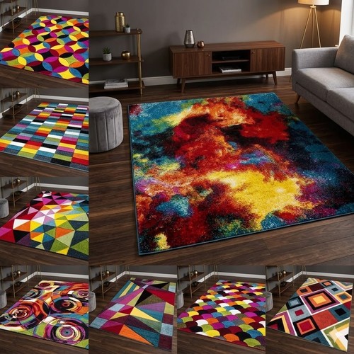 Non slip multi colored - slip, rugs