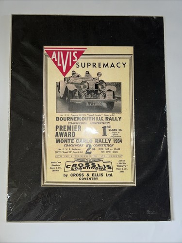 Vintage alvis supremacy - vintage,