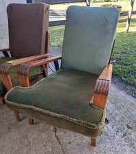 Mid Century Art Deco Chairs X 2. Cushions Need Repholstering. Parker Knoll Style