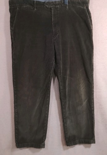 Green corduroy trousers - m&s,