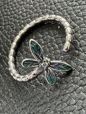 Beautiful Silver Tone Dragon