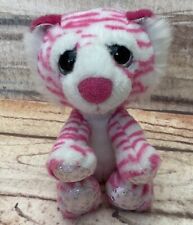 RUSS Make Someone Happy Lil Peepers Bianca Pink/White Tiger Soft Plush Toy 14cm