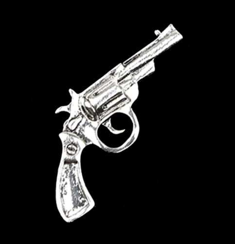 Pistol brooch vintage look