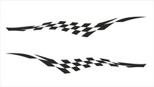 Chequered Flag vinyl stickers