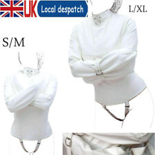 UK Stock Asylum Straight Jacket Costume Restraint Armbinder Body Harness M/LSize