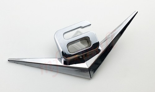 Chrome metal emblem - 3d,
