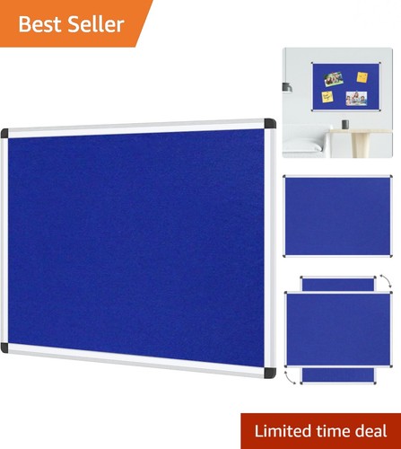 Blue felt notice - 90, 60