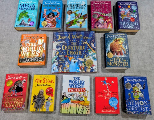David walliams book bundle - walliams, x13