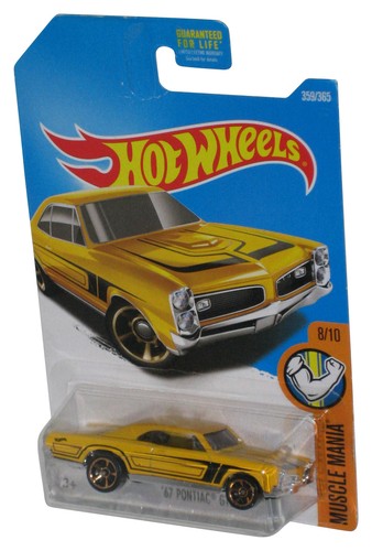 Hot wheels yellow pontiac - '67,