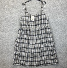 Tu Dress Gingham Striped Lined