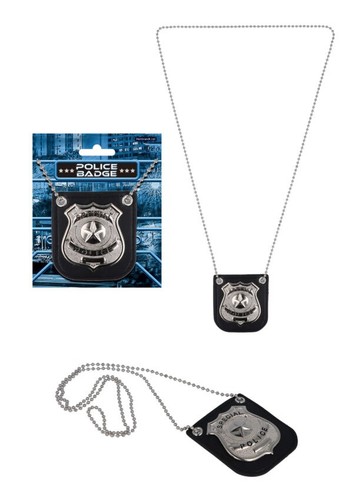 Fancy dress police badge - , on