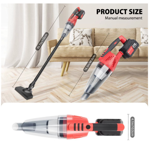 Cordless stick vacuum cleaner - cordless,